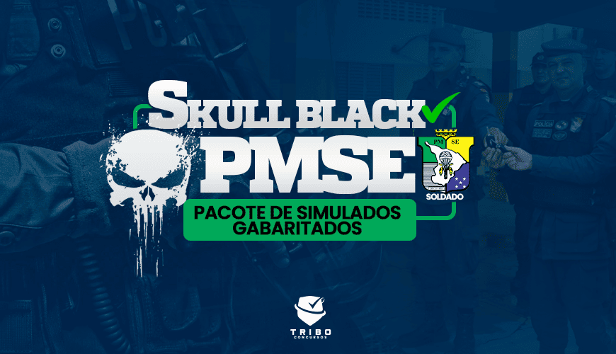 Imagem curso SKULL BLACK - PACOTE DE SIMULADOS GABARITADOS - PMSE SOLDADO