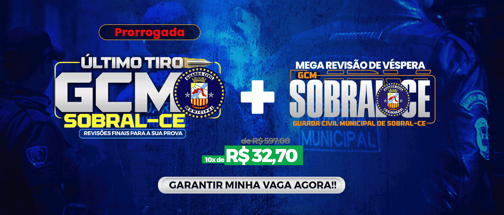 SLIDE GRANDE - OFERTA - ÚLTIMO GCM SOBRAL + MRV