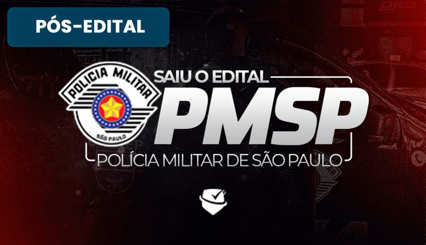 Imagem curso SOLDADO DA POLÍCIA MILITAR DE SÃO PAULO – PMSP - PÓS-EDITAL