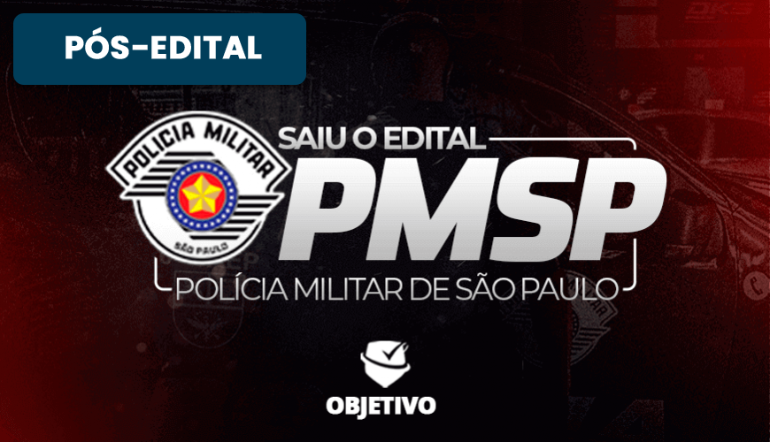 Imagem curso SOLDADO DA POLÍCIA MILITAR DE SÃO PAULO – PMSP - PÓS-EDITAL