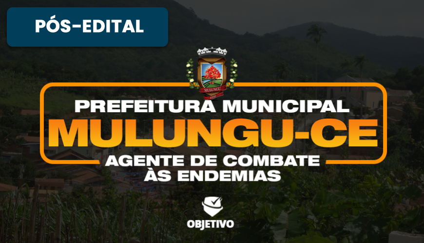 Imagem curso PREFEITURA MUNICIPAL DE MULUNGU - CE - AGENTE DE COMBATE ÀS ENDEMIAS
