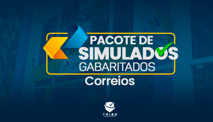 Imagem curso PACOTE DE SIMULADOS GABARITADOS - CORREIOS