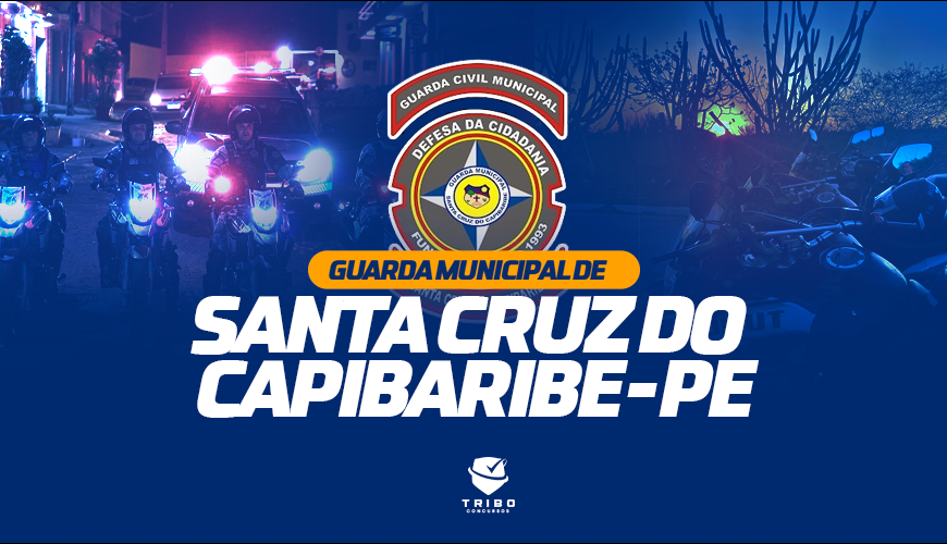 Imagem curso GUARDA MUNICIPAL DE SANTA CRUZ DO CAPIBARIBE – PE