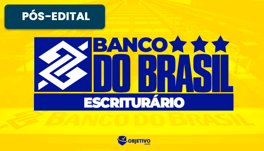 Imagem curso ESCRITURÁRIO BANCO DO BRASIL - BB - PÓS-EDITAL