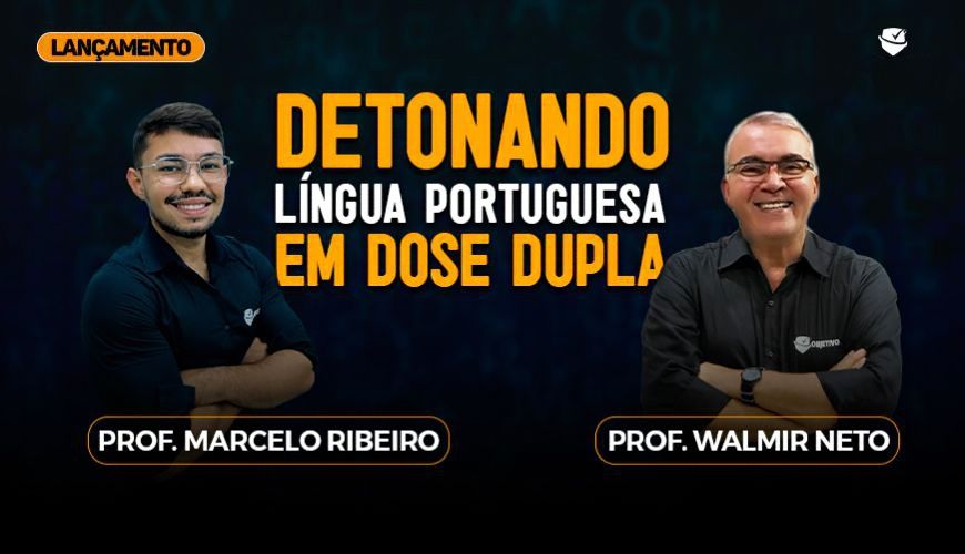 Imagem curso DETONANDO LÍNGUA PORTUGUESA EM DOSE DUPLA