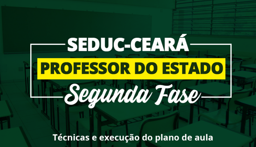 Imagem curso SEDUC CEARÁ – PROFESSOR DO ESTADO – SEGUNDA FASE