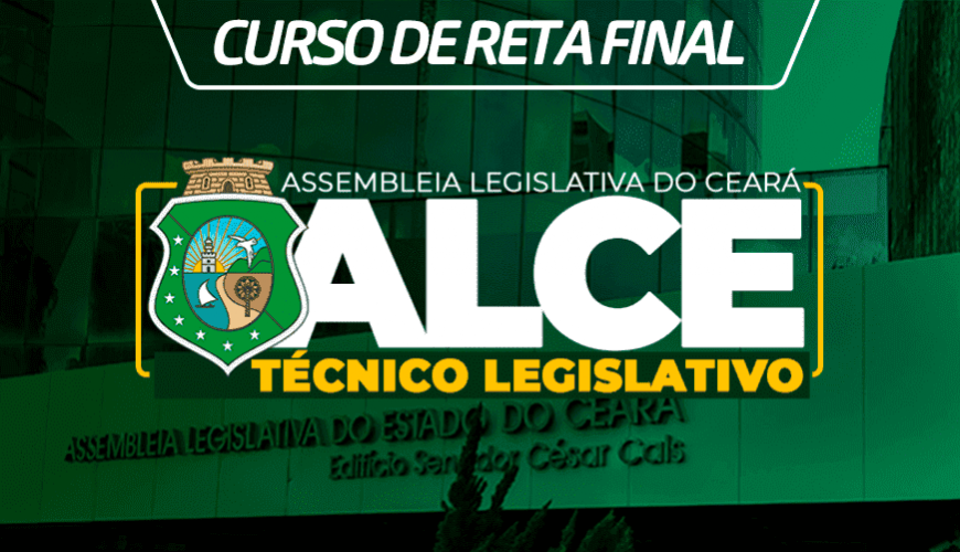 Imagem curso ASSEMBLEIA LEGISLATIVA DO CEARÁ - ALCE - TÉCNICO LEGISLATIVO