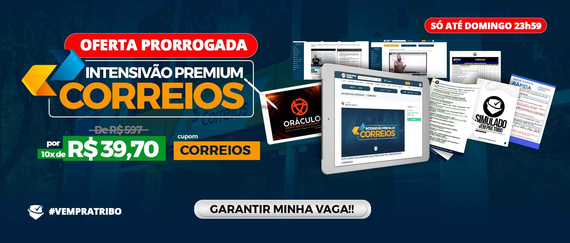 SLIDE GRANDE - INTENSIVÃO PREMIUM CORREIOS