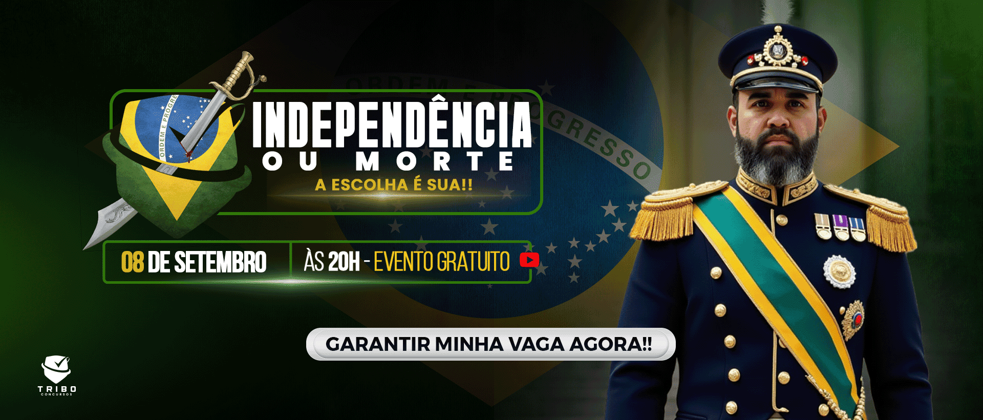 SLIDE GRANDE - INSCRIÇÕES - INDEPENDÊNCIA OU MORTE 2025