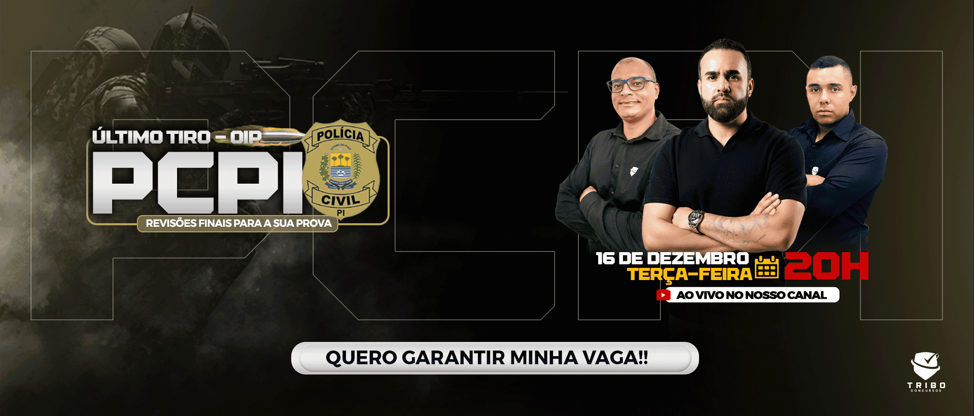 SLIDE GRANDE - INSCRIÇÃO - ÚLTIMO TIRO PCPI